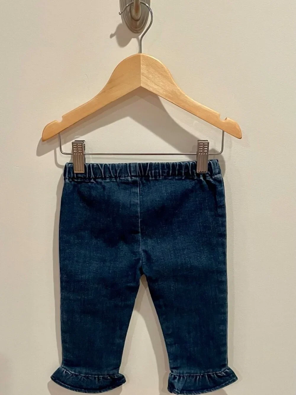 Janie and Jack Ruffle Cuff Jeans - 12-18 mo.